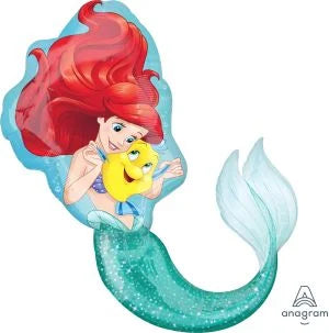Mermaid Princess w/ 6 Latex Balloons