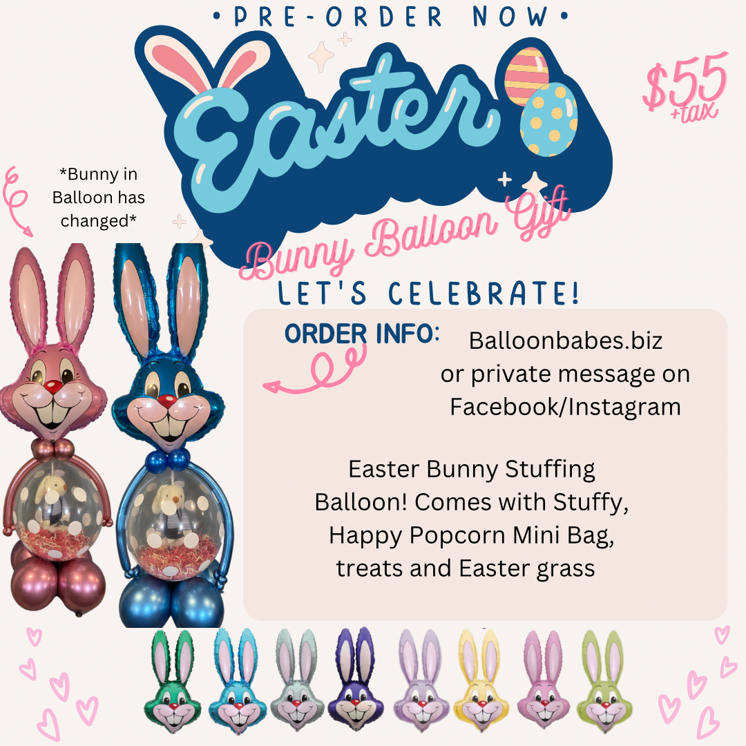 Easter Bunny Stuffing Balloons
