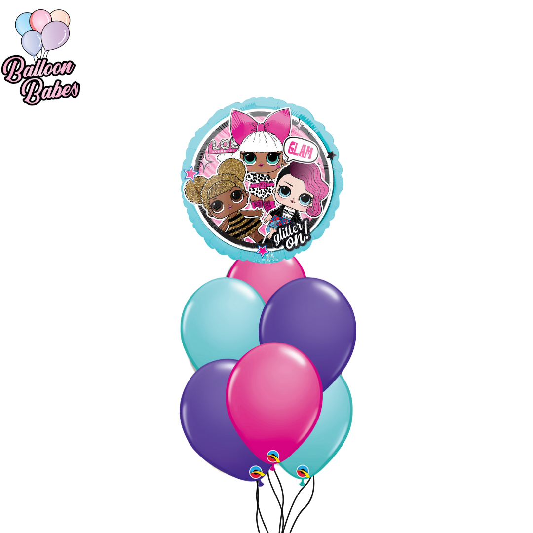 Medium LOL w/ 6 Latex Balloons