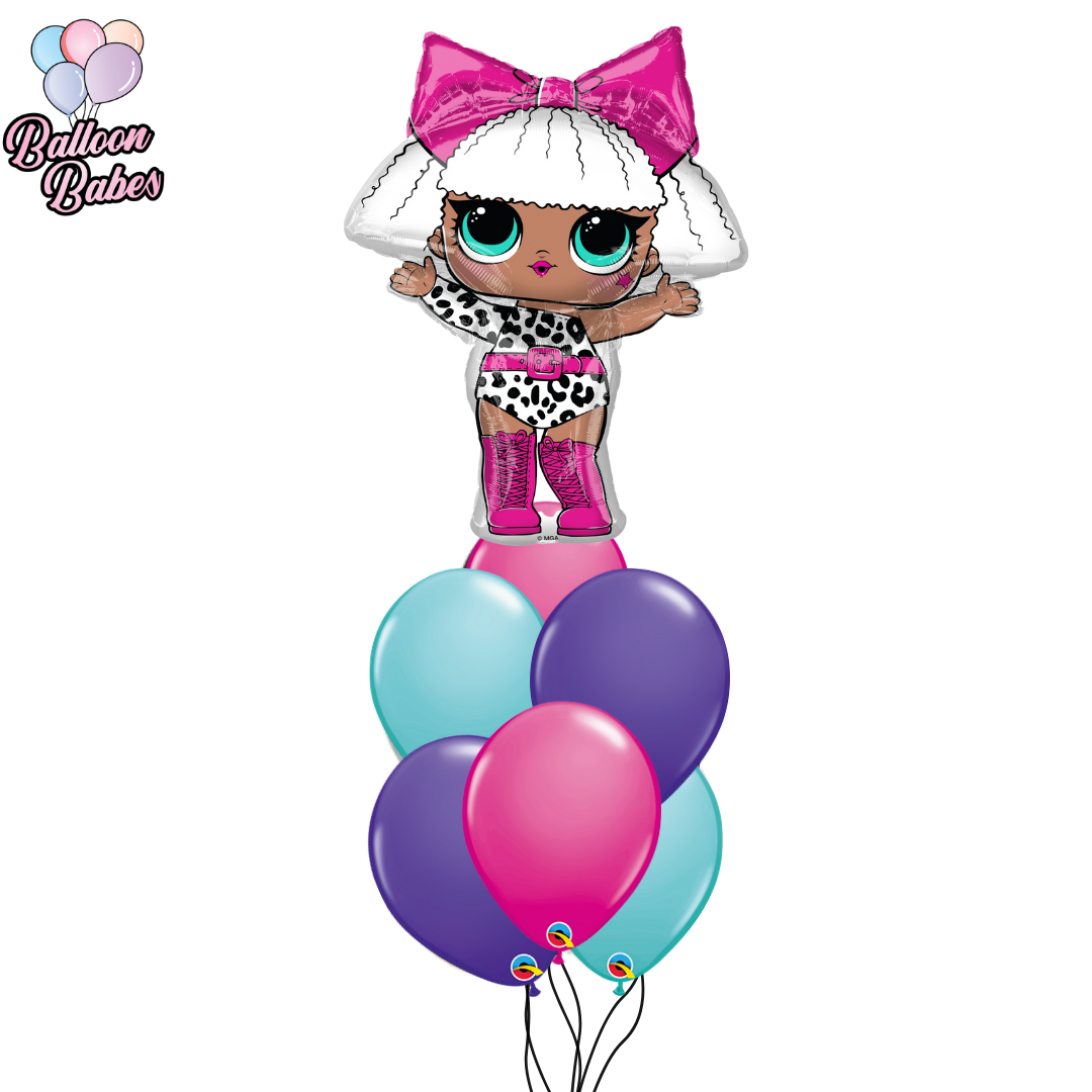 LOL w/ 6 Latex Balloons