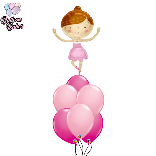 Ballerina Balloon w/ 6 Latex Balloons-Sports