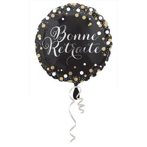 Medium Bonne Retraite Foil w/ 6 Latex Balloons