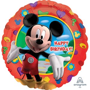 Medium Mickey Foil w/ 6 Latex Balloons- Cartoon