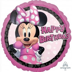 Medium Minnie Mouse Foil w/ 6 Latex Balloons- Cartoon