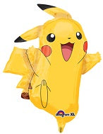 Jumbo Pikachu Balloon Bunch w/ 6 Latex- Cartoon