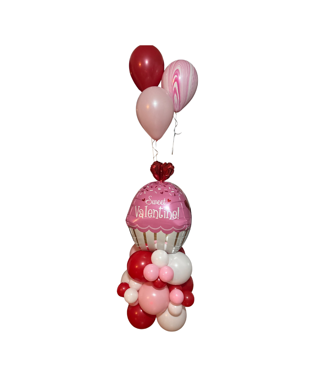 Valentines Balloon Stack