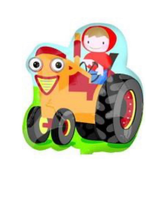 Farmer and Tractor w/ 6 Latex Balloons