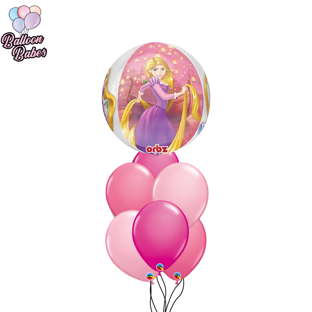 Large Rapunzel Ball w/ 6 Latex Balloons - Cartoon