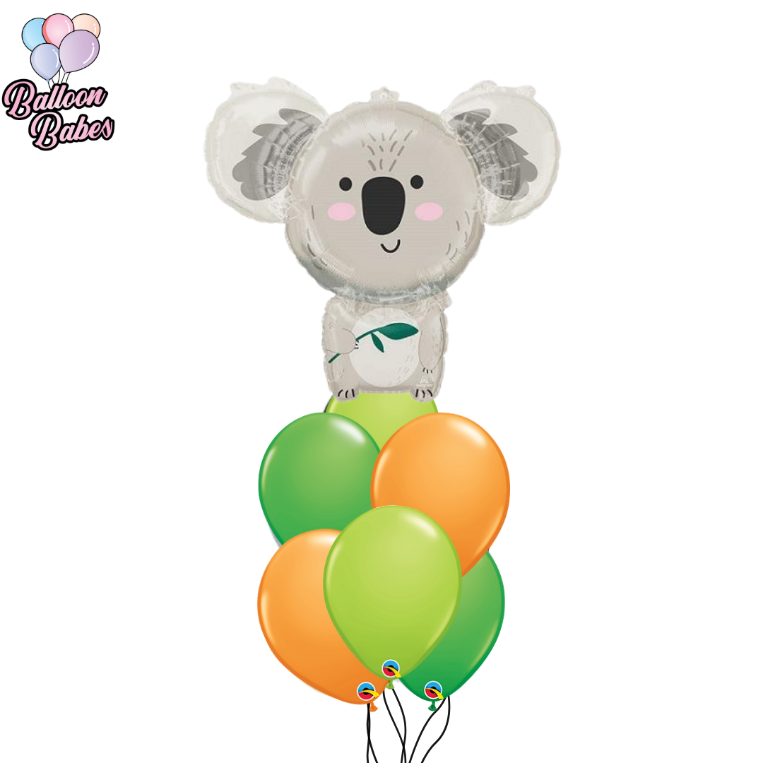 Koala Balloon w/ 6 Latex Balloons-Animal
