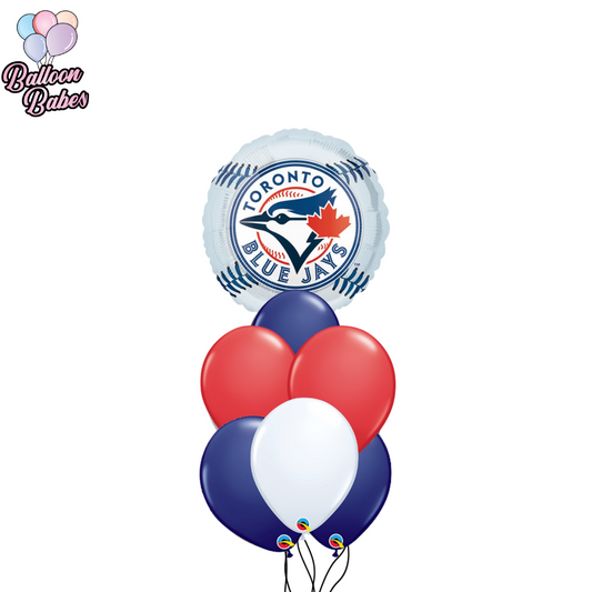 Baseball Toronto Blue Jays Balloon w/ 6 Latex Balloons-Sports