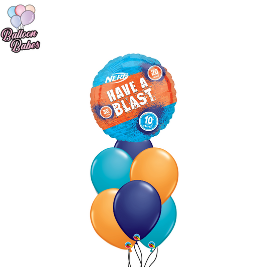 Nerf Balloon w/ 6 Latex Balloons-Sports