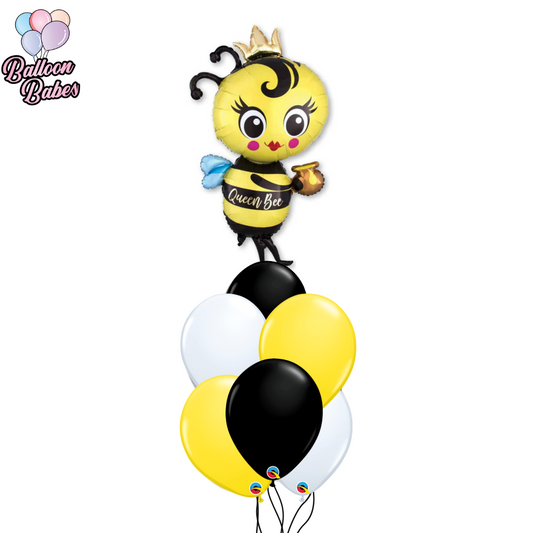 Jumbo Queen Bee Balloon w/ 6 Latex Balloons- Animals