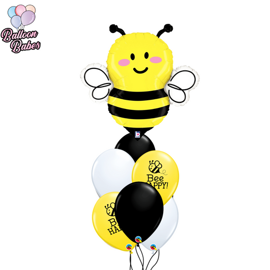 Bee Foil w/ 6 Latex Balloons