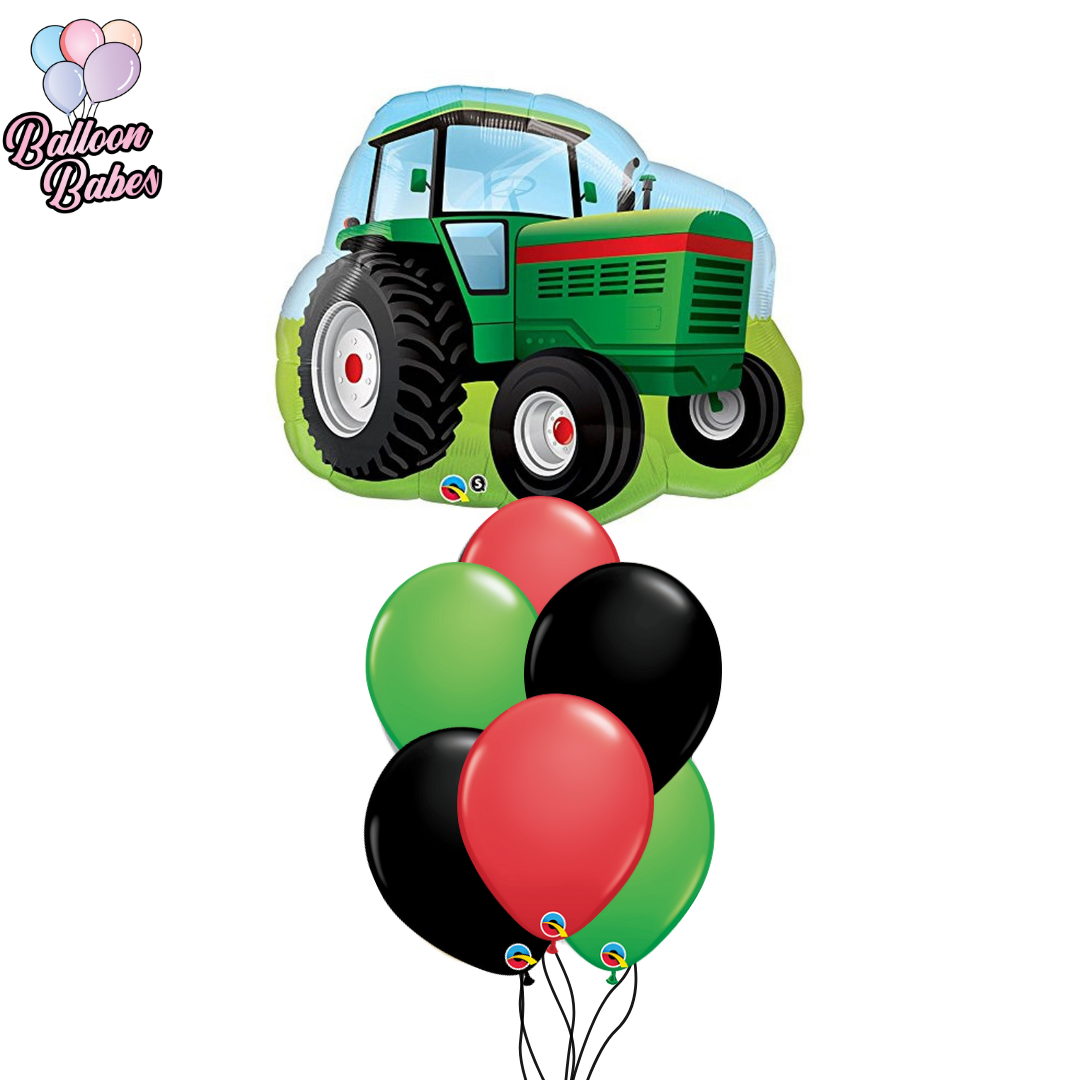 Jumbo Tractor Balloon w/ 6 Latex Balloons