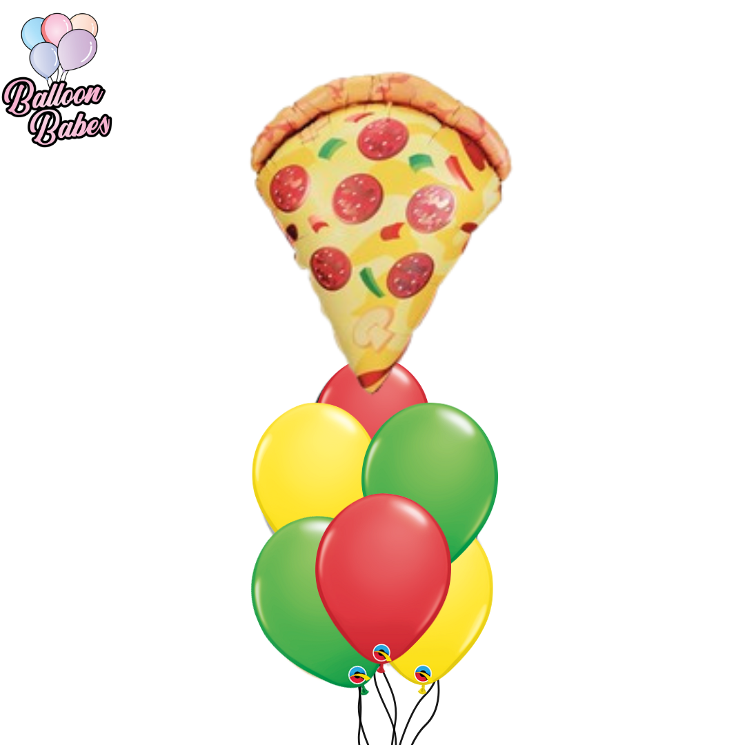 Large Pizza w/ 6 Latex Balloons