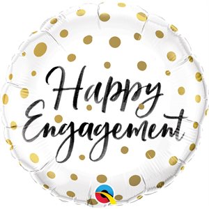 Medium Engagement Foil w/ 6 Latex Balloons