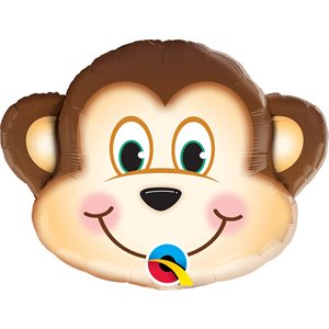Jumbo Monkey Balloon w/ 6 Latex Balloons